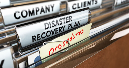 folders containing procedures and disaster recovery plan files
